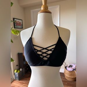 Target -Black Bikini Top Size M